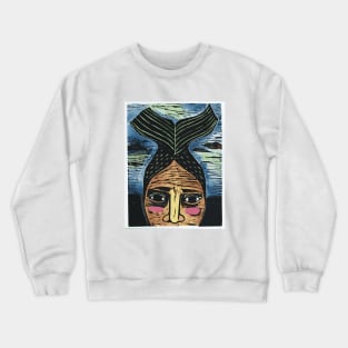 Fish Woman Crewneck Sweatshirt